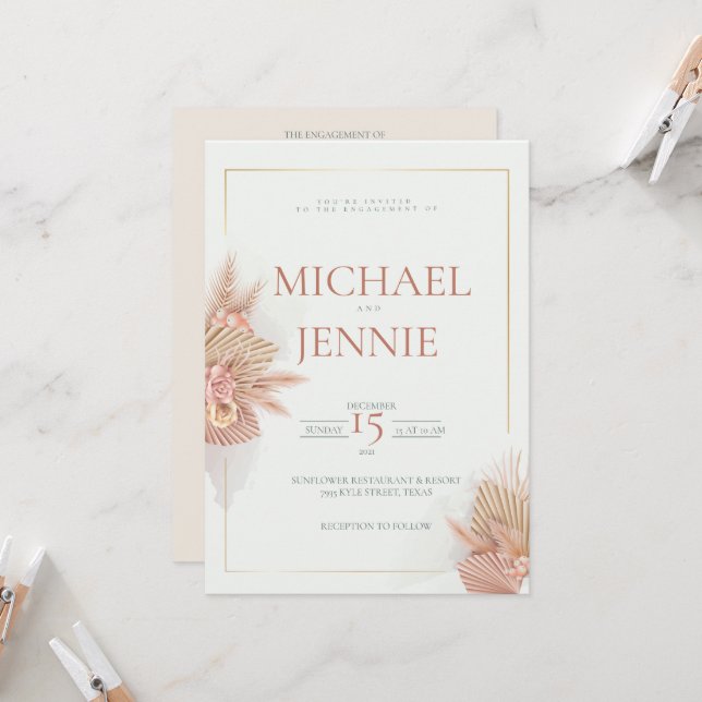 modelos de convite para casamento (Frente/Verso In Situ)