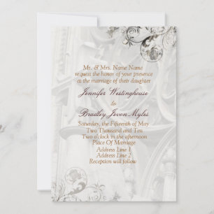 Modelos de Convites para Casamento de Igreja