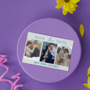 Modelos de Fotos Modernos com Letra 3 Save the Dat