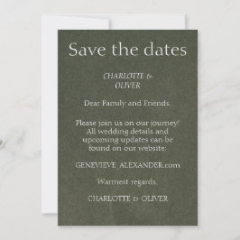 Modelos de Save The Date de casamento elegante em