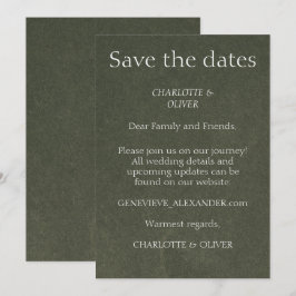 Modelos de Save The Date de casamento elegante em