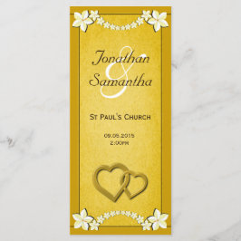 Modelos do Programa Floral de Casamento Dourado Ru