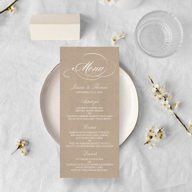 Modelos Elegante Kraft Wedding (Criador carregado)