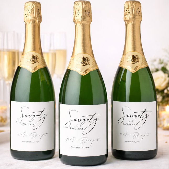 Modern 70 and Fabulous 70th Birthday Party  (Criador carregado)