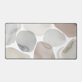 Modern Abstract Earth Tone Watercolor Stones