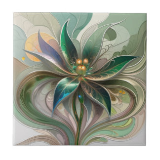 Modern Abstract Fractal Colorful Fantasy floral 