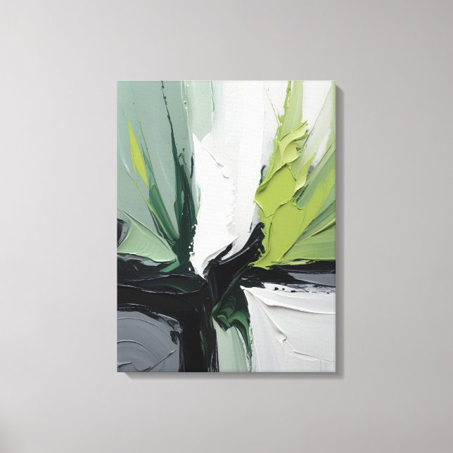 Modern Abstract Painting Canvas Print (Frente)