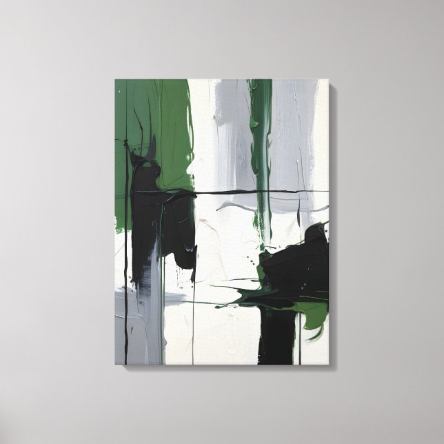 Modern Abstract Painting Canvas Print (Frente)