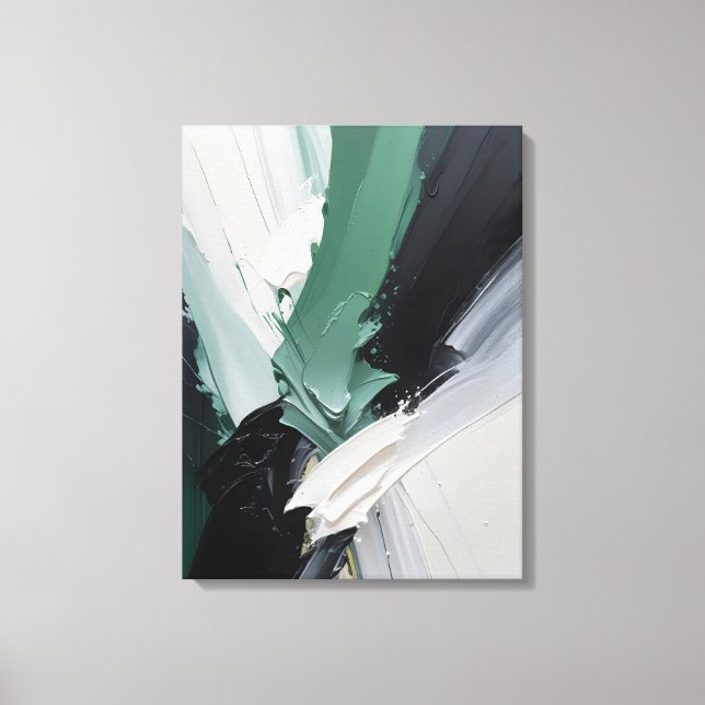Modern Abstract Painting Canvas Print (Frente)