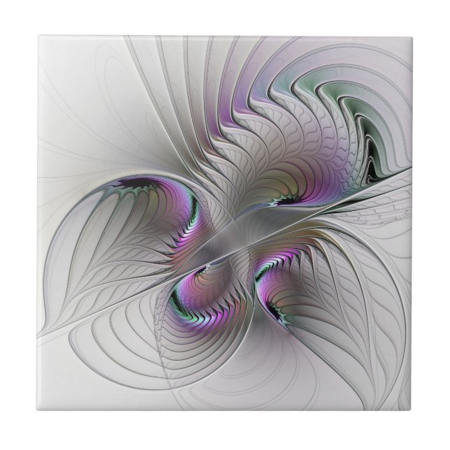 Modern Abstrato Shy Fantasy Figura Arte Fractal (Frente)