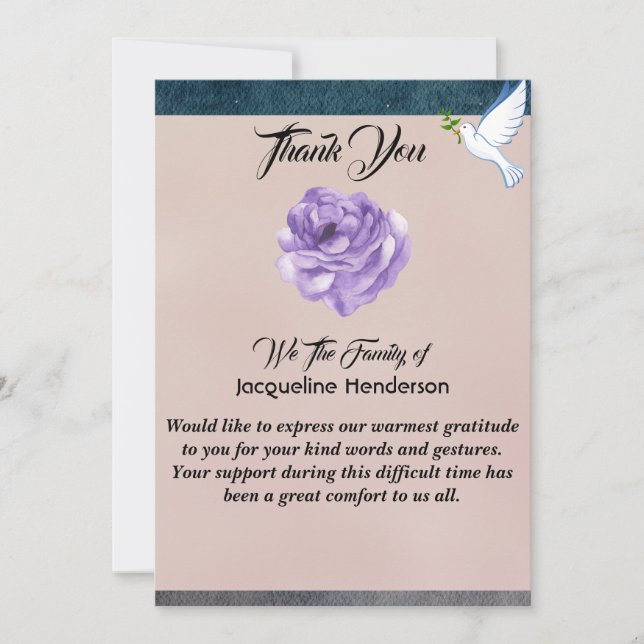 Modern Add Your Photo Life Celebration Obrigado (Frente)