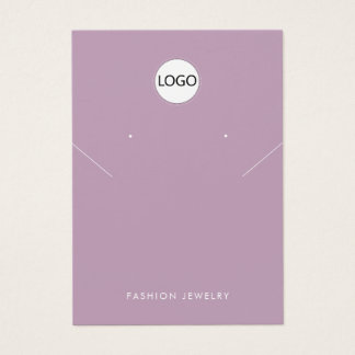 Modern Adicione seu logotipo Necklace Earring Disp