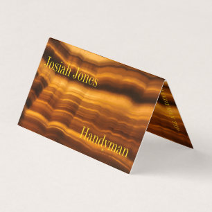 MODERN AMBER CRYSTAL - CARTÃO DE VISITA HANDYMAN