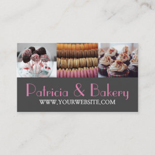 Modern Bakery Catering Sweets Compra Cartão de vis