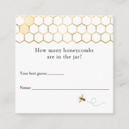 Modern Bee Quantos Cartões De Receptáculo De Honey