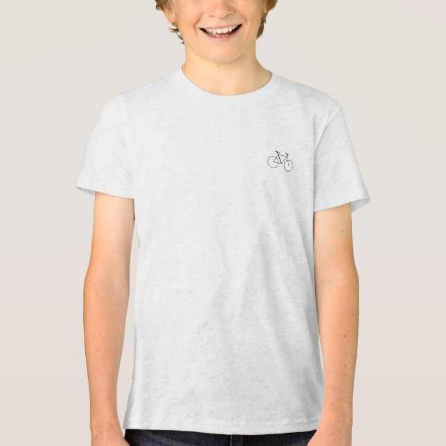 Modern Bicycle Mark Tee for Boy Who Ride (Frente)