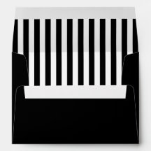 Modern Black And White Stripes