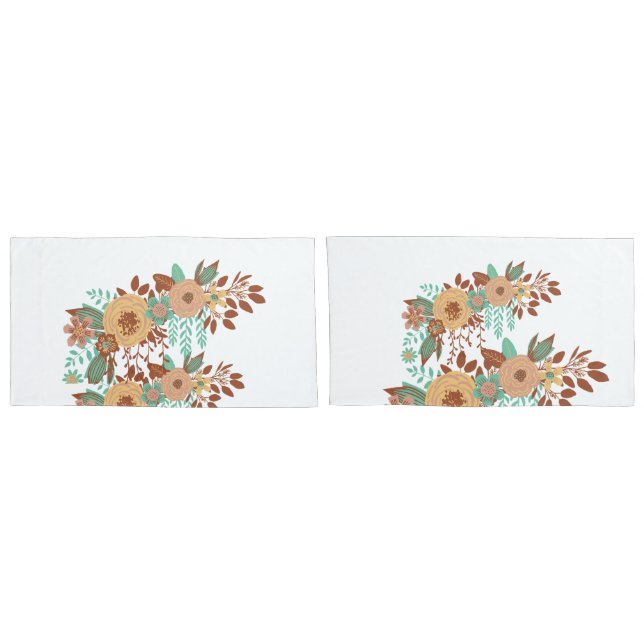 Modern Boho Floral Home Decor (Traseira-Conjunto)