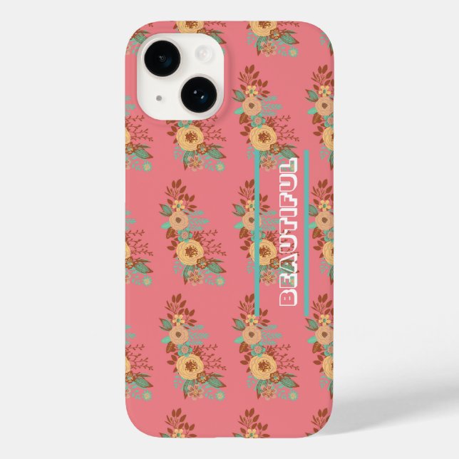 Modern Boho Floral Rosa (Verso)