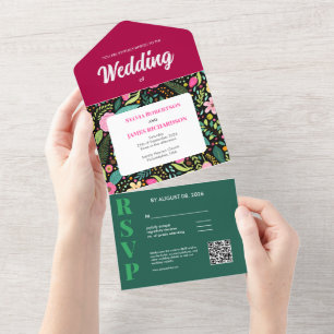 Modern Boho Floral Wedding