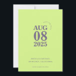 Modern Bold Salve A Data Convite De Casamento<br><div class="desc">Modern Bold Salve A Data Convite De Casamento</div>