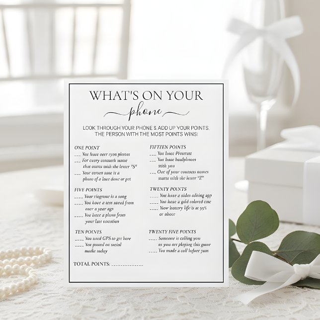 Modern Botanical Bridal Shower Bingo Game (Criador carregado)