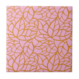 Modern Botanical Decorative Tile | Ceramic Tile