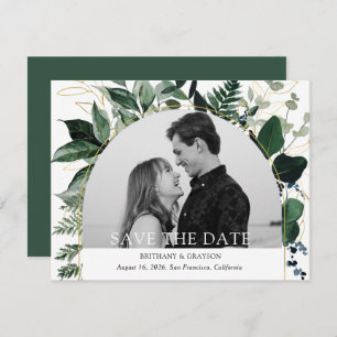 Modern Botanical Garden Arched Foto salvar data