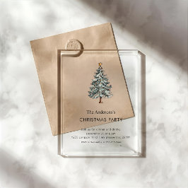 Modern Christmas Tree Acrylic Party