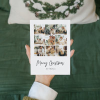 Modern Collage Family Photo | Merry Christmas