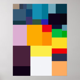 Modern Colorful Abstract Poster