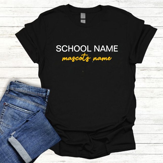 Modern Custom School Team Mascot Spirit Gift (Criador carregado)