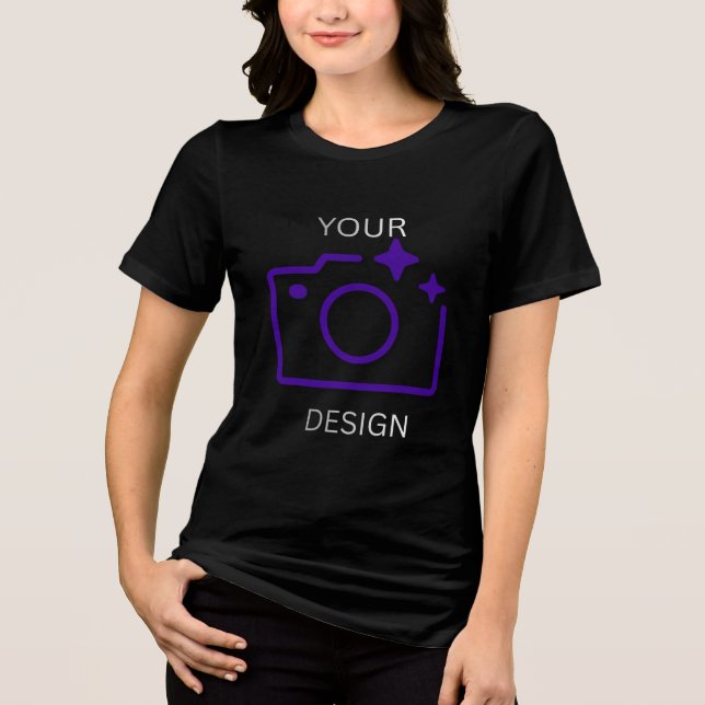 Modern custom tshirt with image (Frente)