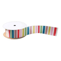 Modern Cute Colorful Stripes Holiday