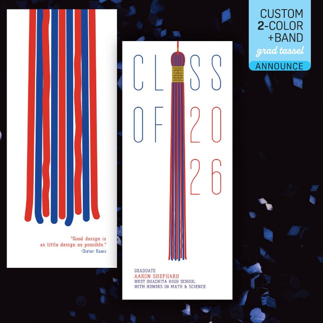 Modern Design Graduation Announcement | Color-Edit (Criador carregado)