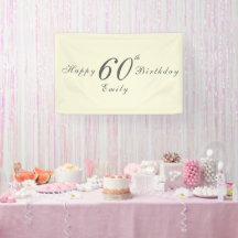 Modern Elegant 60th Birthday Party