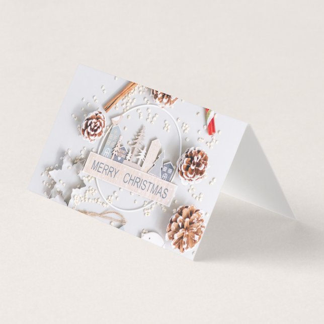 Modern & Elegant Christmas Card – Classic Design (Frente)