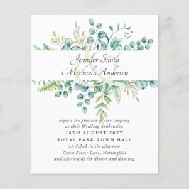 Modern Eucalyptus Wedding Ampersand Greenery