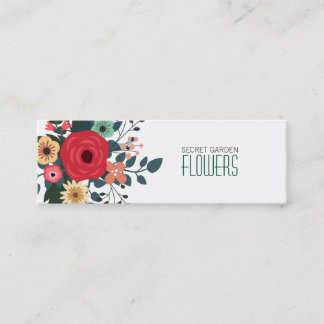Modern Florist - Cartões de visitas Skinny