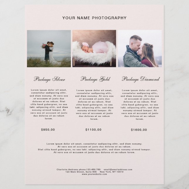 Modern Foto Preisliste (Frente)