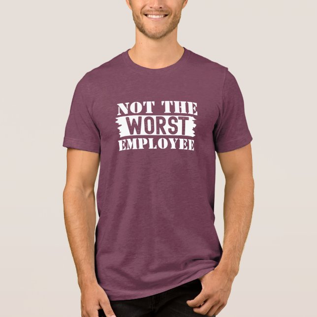Modern Funny Humor Office Meeting Quote White Tri- (Frente)