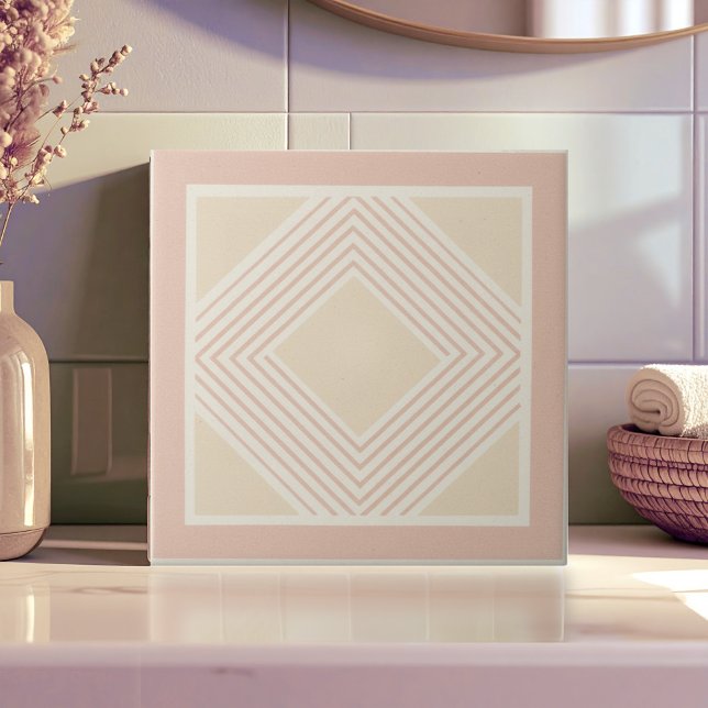 Modern Geometric Abstract Pat#11 Rose Gold ID1192 (Criador carregado)