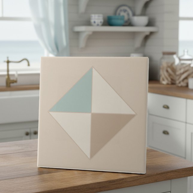 Modern Geometric Abstract Pat#4 Teal ID1192 (Criador carregado)