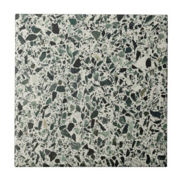 Modern Green Terrazzo