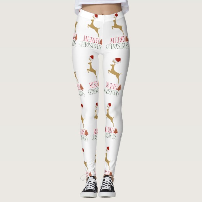Modern Holiday Leggings Christmas (Frente)