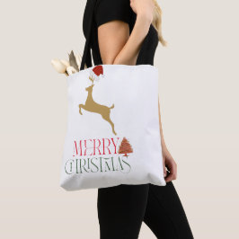 Modern Holiday Tote Bag Christmas