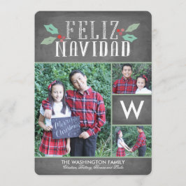 Modern Hollies Feliz Navidad Holiday