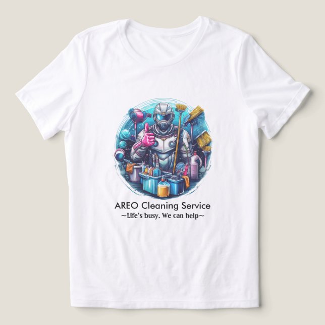 Modern House Cleaning Maid Service Housekeeping (Design frontal)