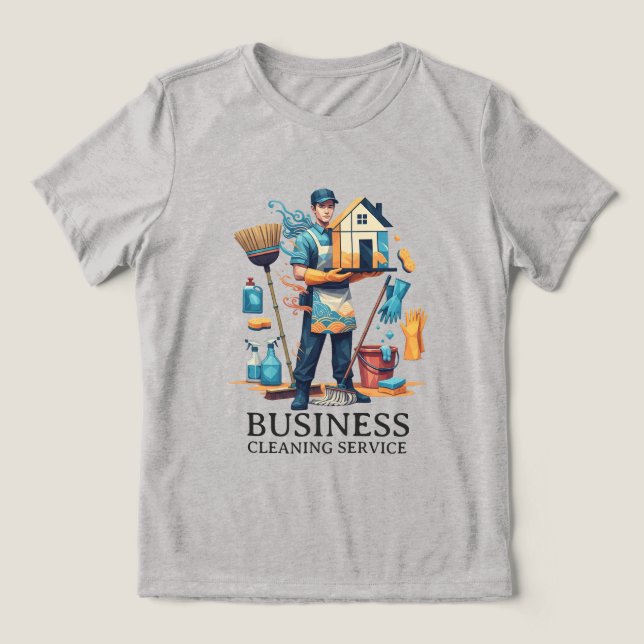 Modern House Cleaning Maid Service Housekeeping (Design frontal)