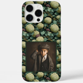 Modern hydrangea Custom Photo Iphone Case For Mom